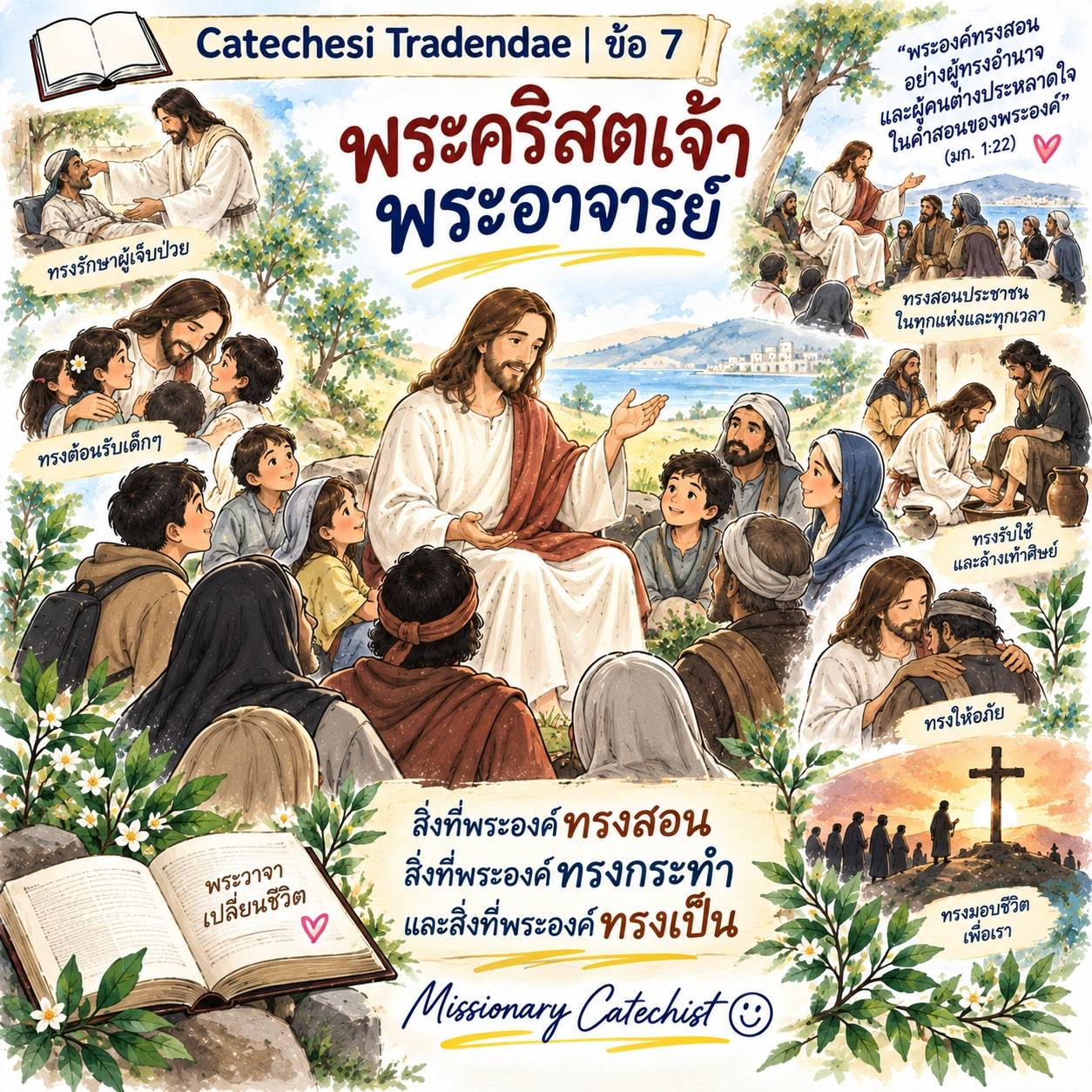 Catechesi Tradendae | ข้อ 7 พระคริสตเจ้าพระอาจารย์