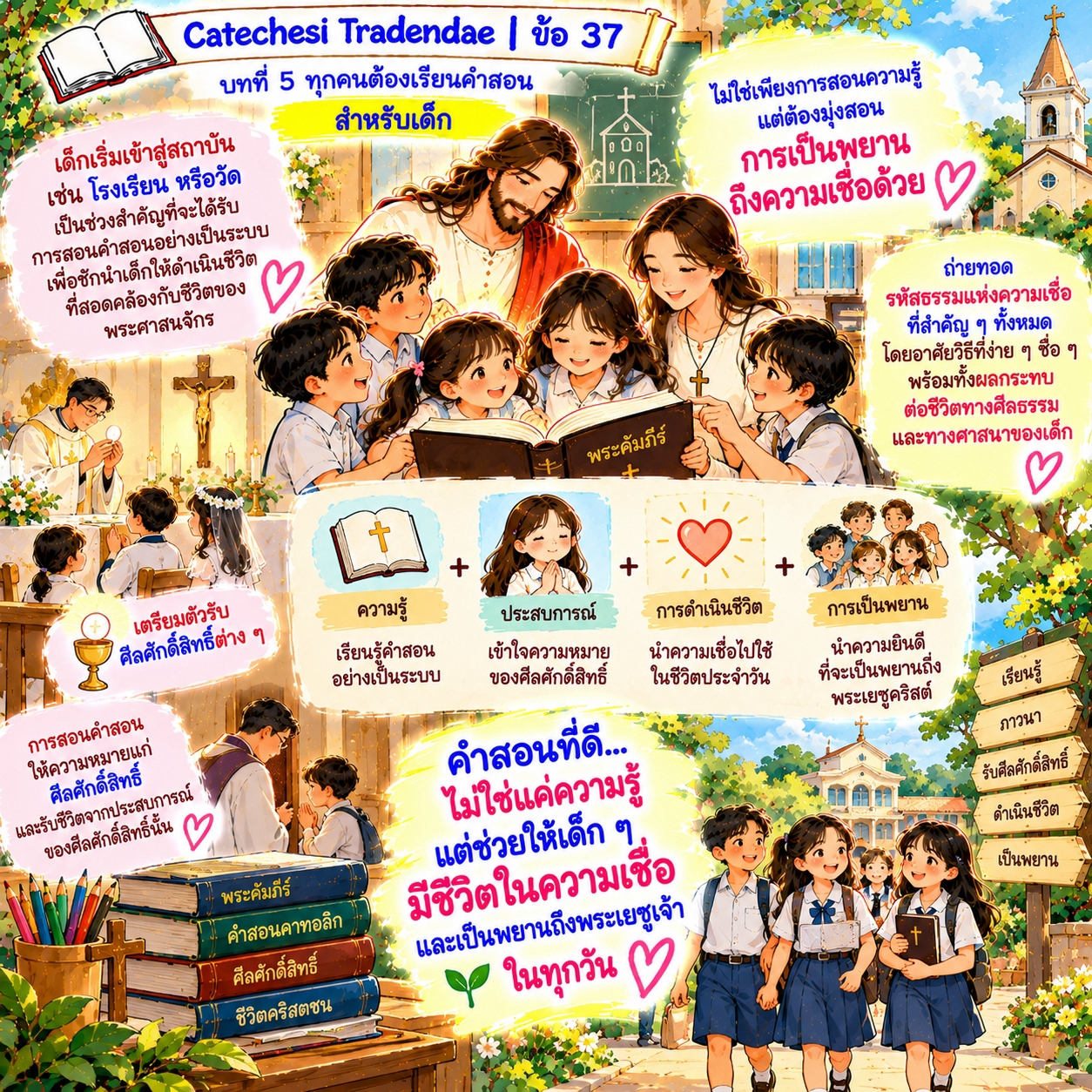Catechesi Tradendae | ข้อ 37 สำหรับเด็ก