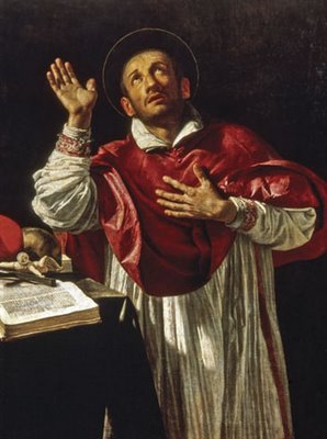 นักบุญชารส์ บอรโรเมโอ (Charles Borromeo : 1538-1584  พระคาร์ดินัลผู้ต่อต้านการปฏิรูปทางศาสนา)