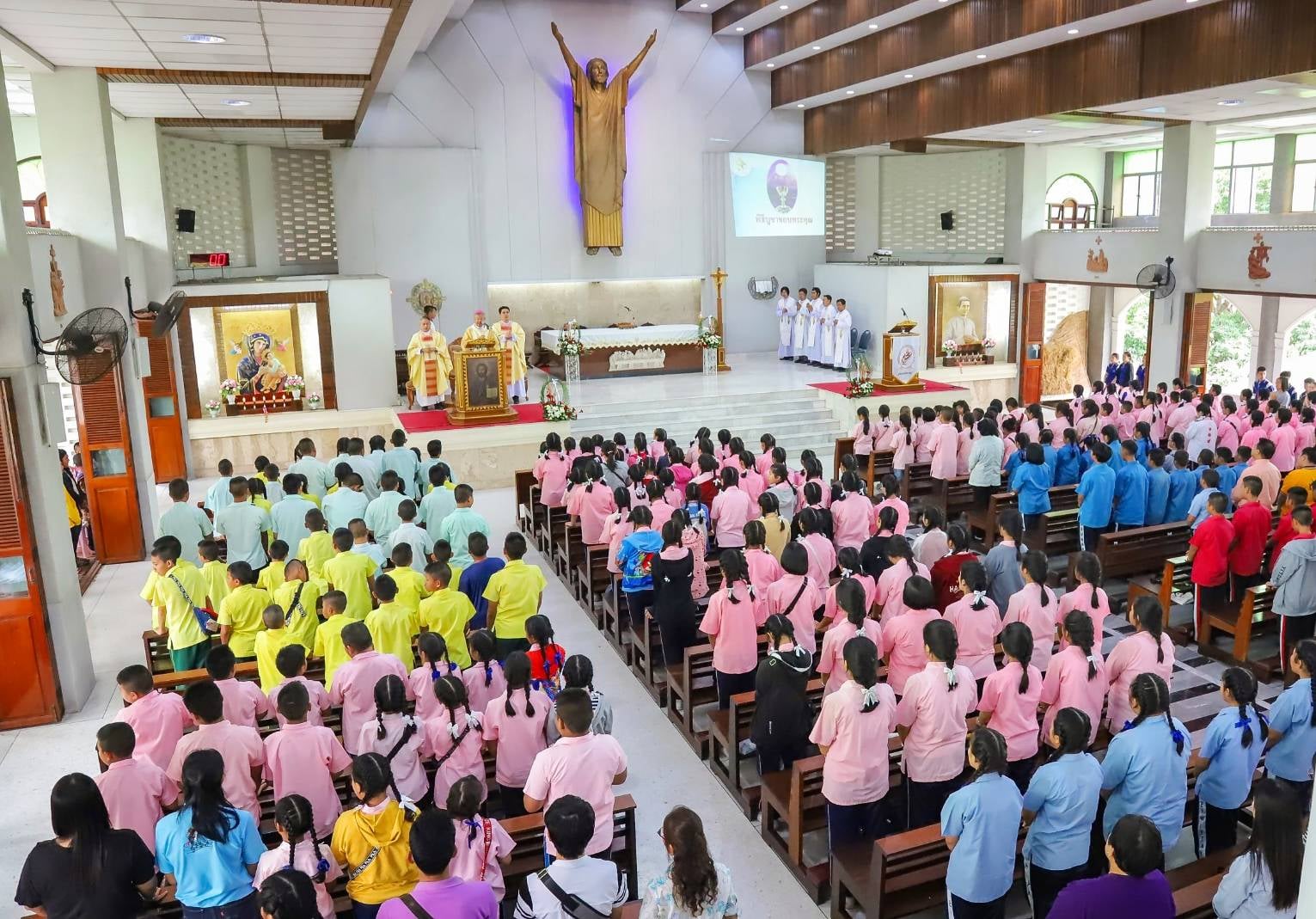 ภาพ: งานชุมนุมนักเรียนคาทอลิก สังฆมณฑลราชบุรี (19-1-2019)