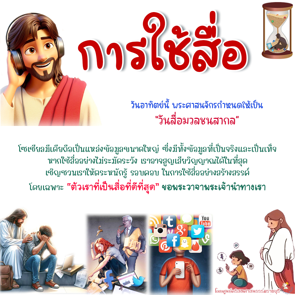 การใช้สื่อ