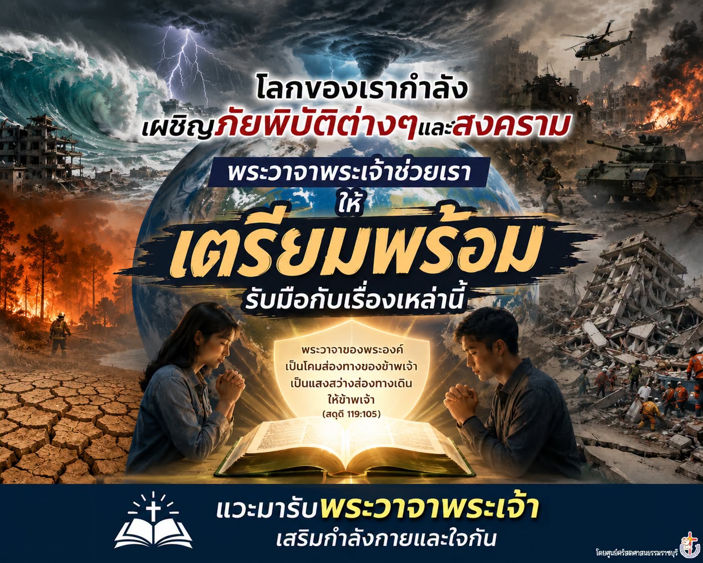 เตรียมพร้อมเผชิญภัยพิบัติและสงคราม