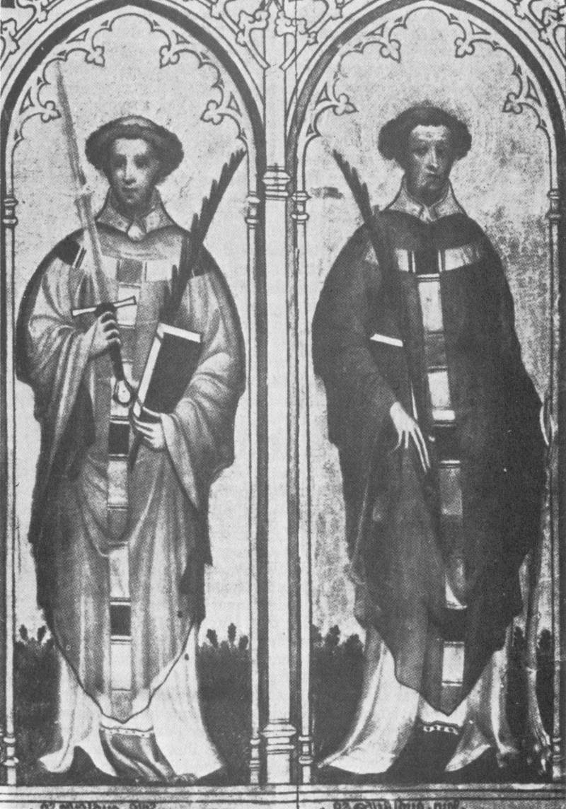 ๓ ตุลาคม นักบุญ เอวัลด์ ทั้ง 2 ท่าน Saints Ewald and Aewald