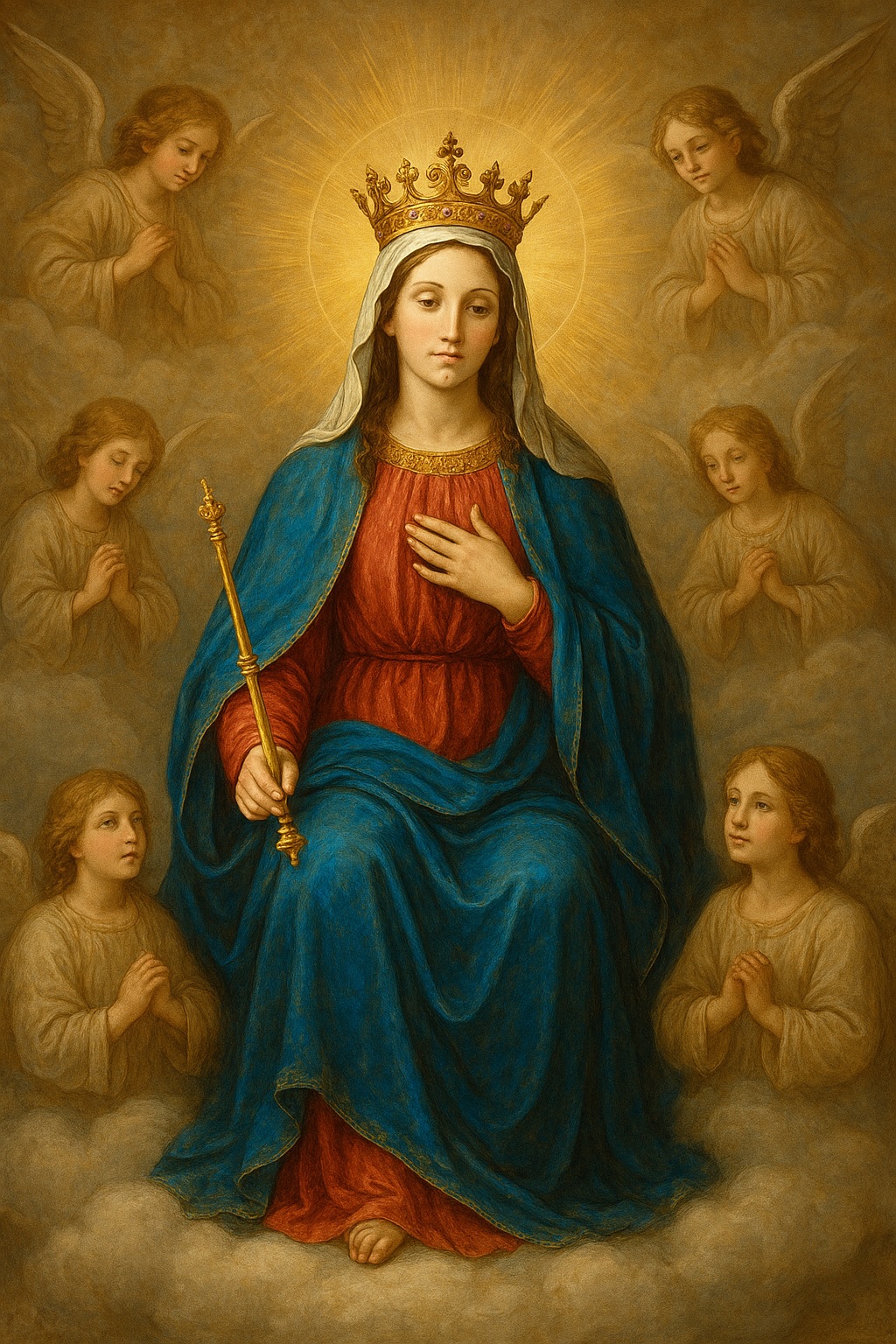 ๒๒ สิงหาคม ระลึกถึง พระนางมารีย์ ราชินีแห่งสากลโลก Queenship of Mary