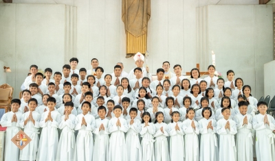 พิธีโปรดศีลศักดิ์สิทธิ์และปิดการอบรมค่ายคำสอนภาคฤดูร้อน ปี 2025 
