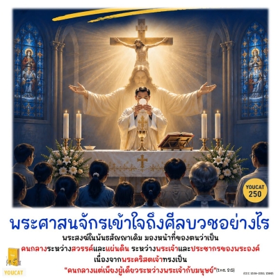 Youcat 250 พระศาสนจักรเข้าใจถึงศีลบวชอย่างไร ?
